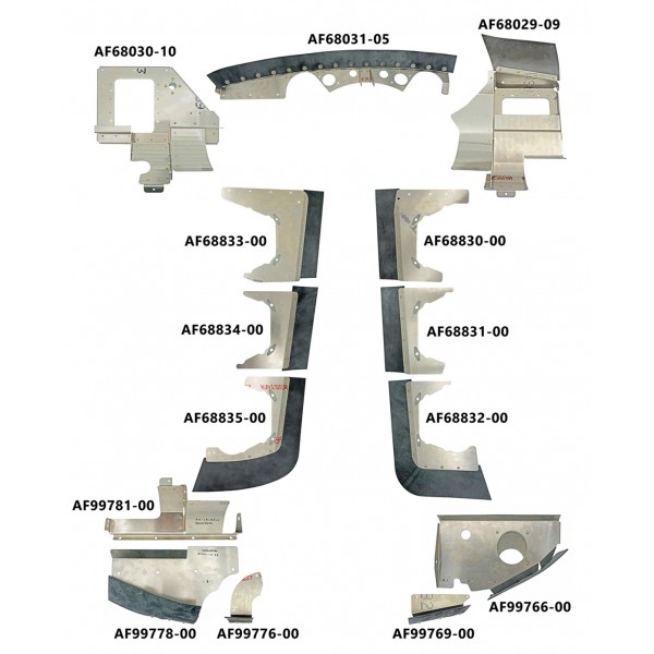 Piper PA-32-300 (73-79) Engine Baffle Set